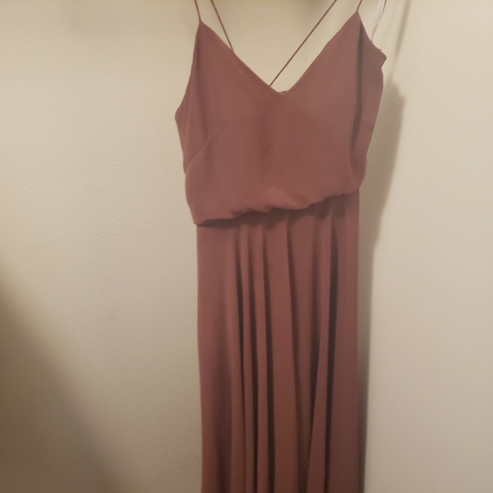 Jenny Yoo cinnamon rose dress